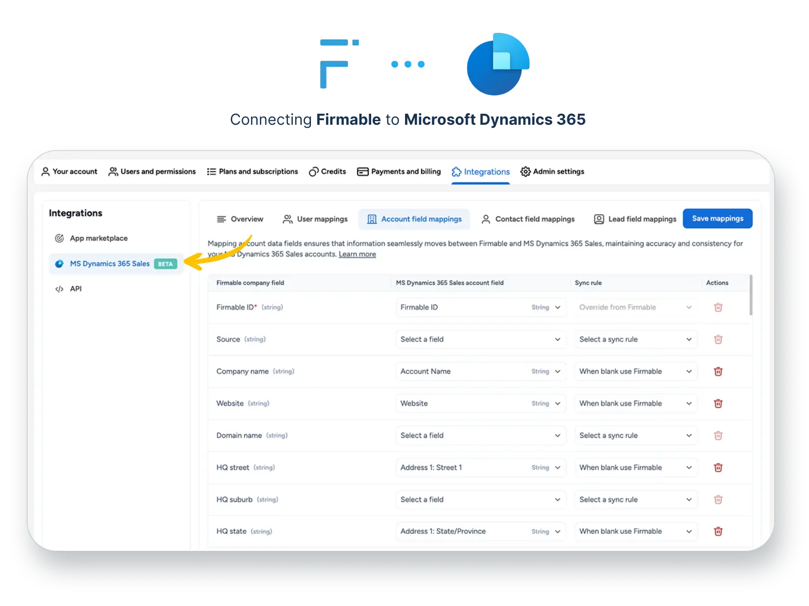 Clean and aligned CRM