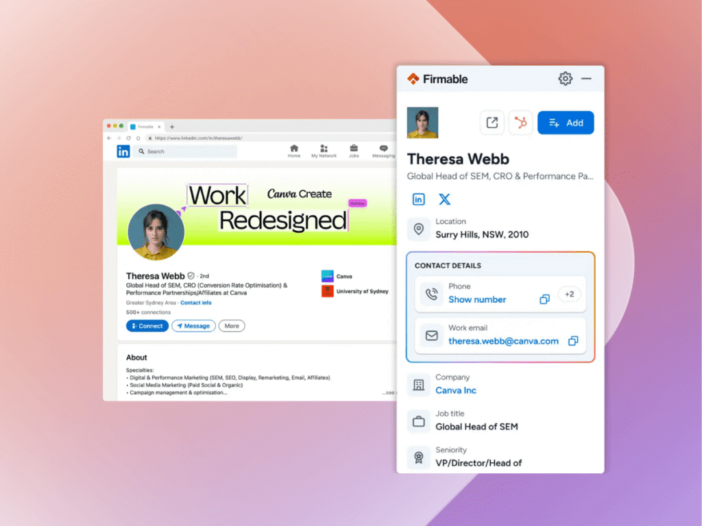 Linkedin Browser extension