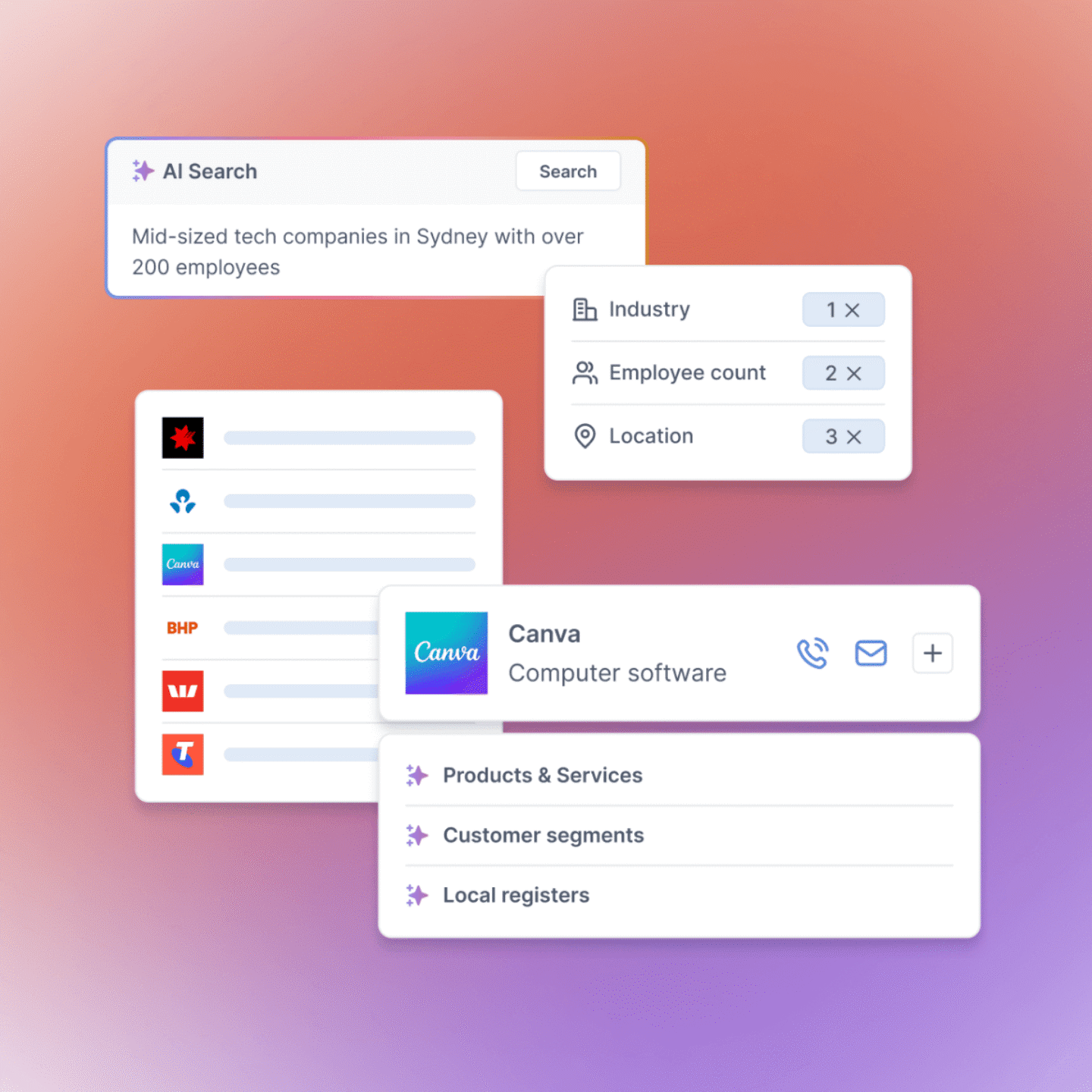 Build high-quality prospect listsTINY