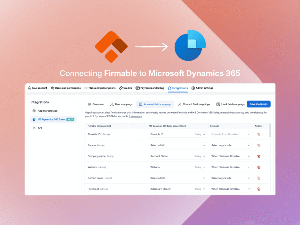 MS Dynamics integration